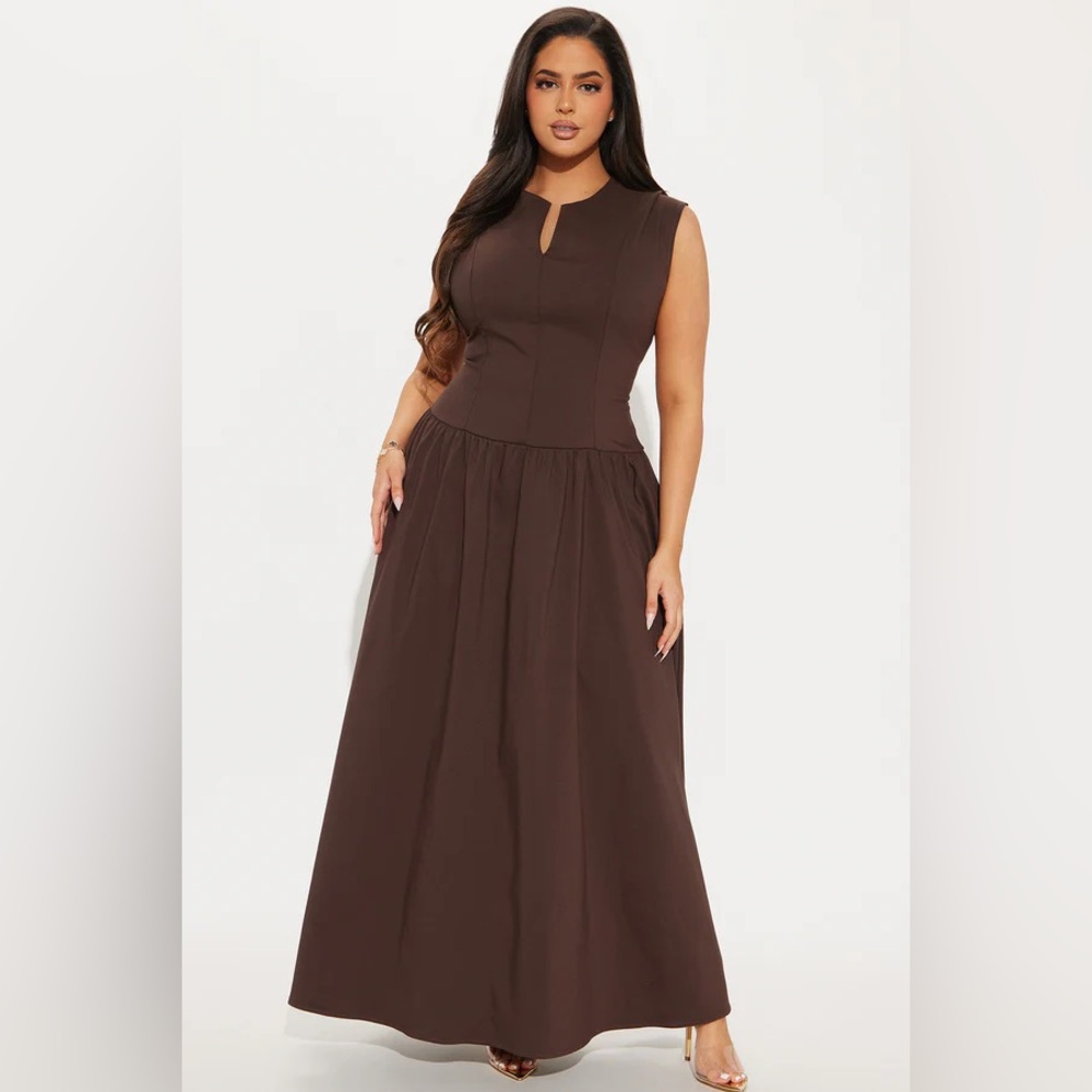Fashion Nova Chocolate Maxi Dress